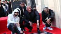 Еминем, 50 Cent и Снуп Дог почетоха Д-р Дре на Алеята на славата